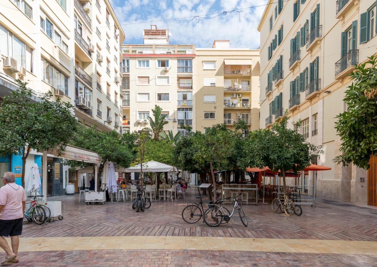 Ferienwohnung Marques De Larios Plaza Las Flores Parking Gratis Málaga Exterior foto
