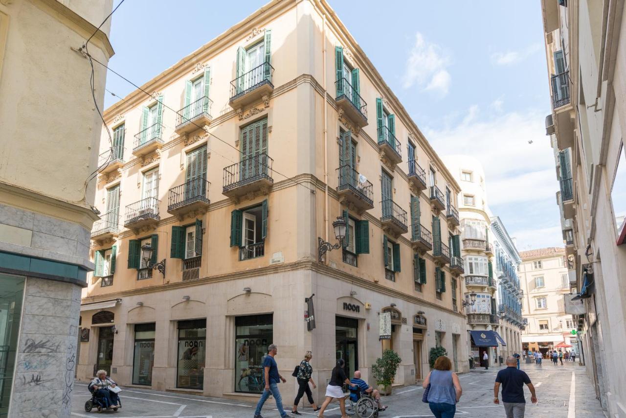 Ferienwohnung Marques De Larios Plaza Las Flores Parking Gratis Málaga Exterior foto