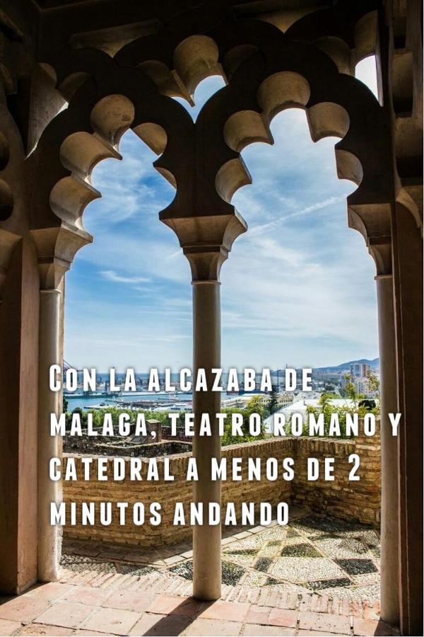 Ferienwohnung Marques De Larios Plaza Las Flores Parking Gratis Málaga Exterior foto